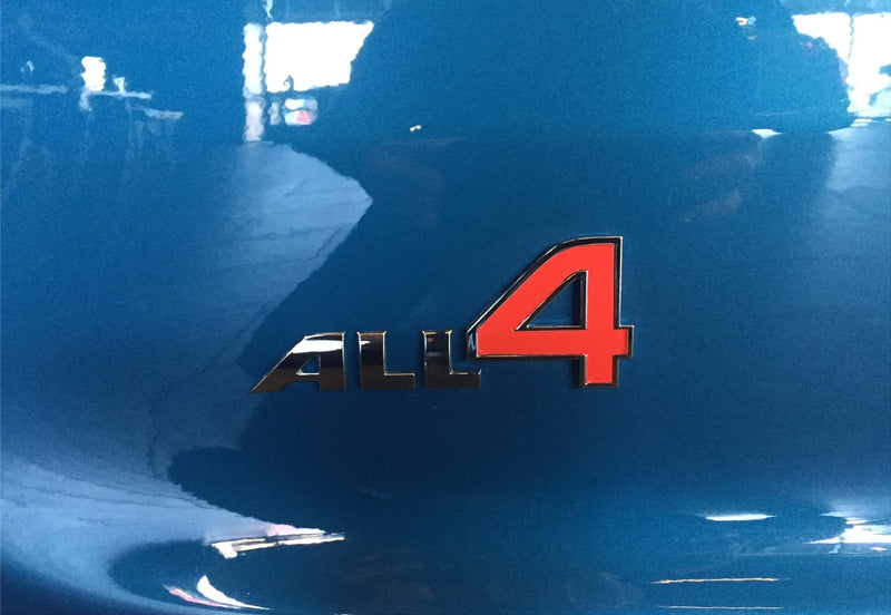 Load image into Gallery viewer, Red &quot;4&quot; Insert for Mini Countryman ALL4 (x2)
