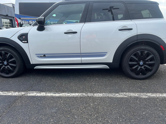 Side Rocker Stripe Decals for 2017-2024 Mini Countryman 4 Door (x2)