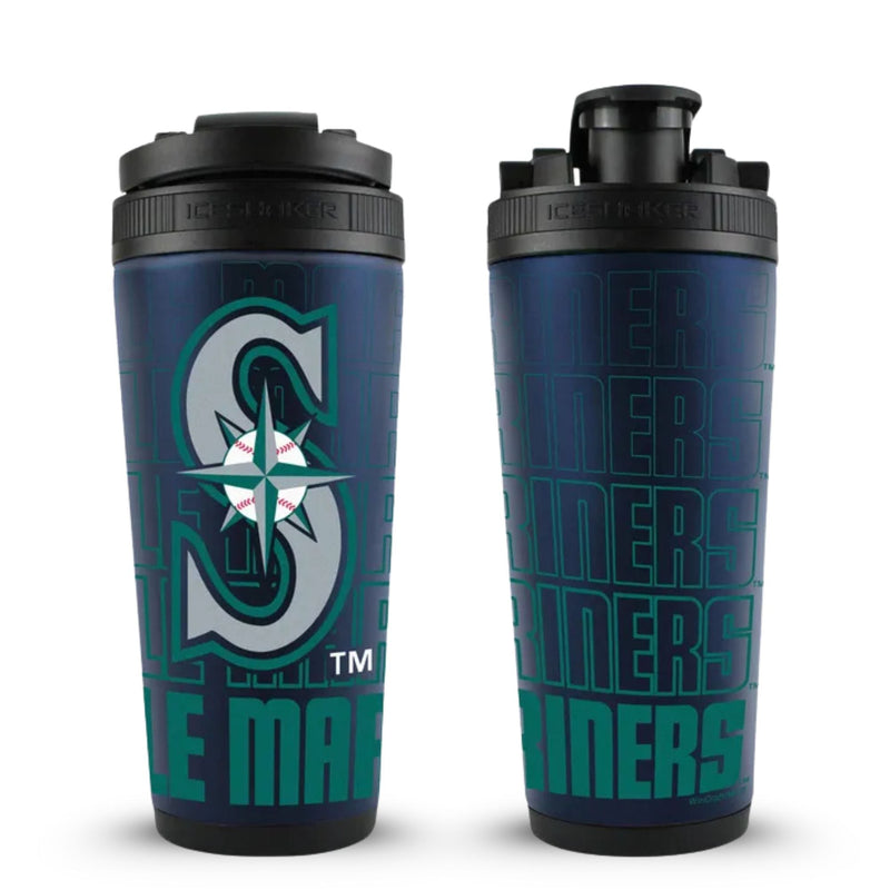 Load image into Gallery viewer, Officially Licensed Seattle Mariners 26oz Ice Shaker
