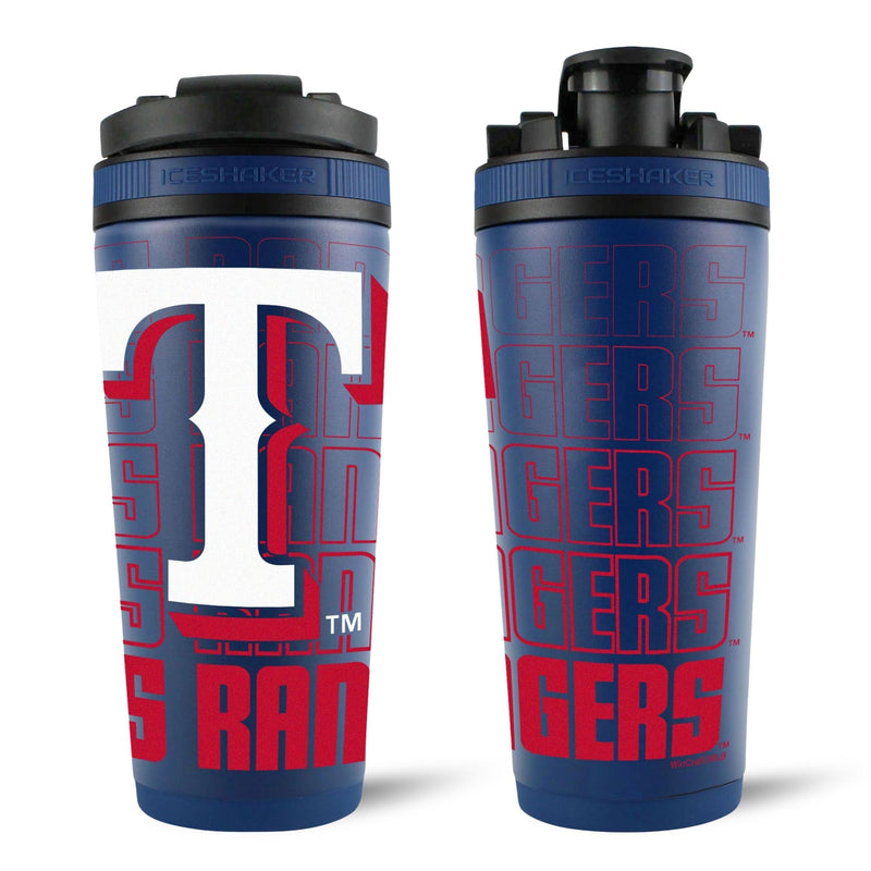 Load image into Gallery viewer, Officially Licensed Texas Rangers 26oz Ice Shaker
