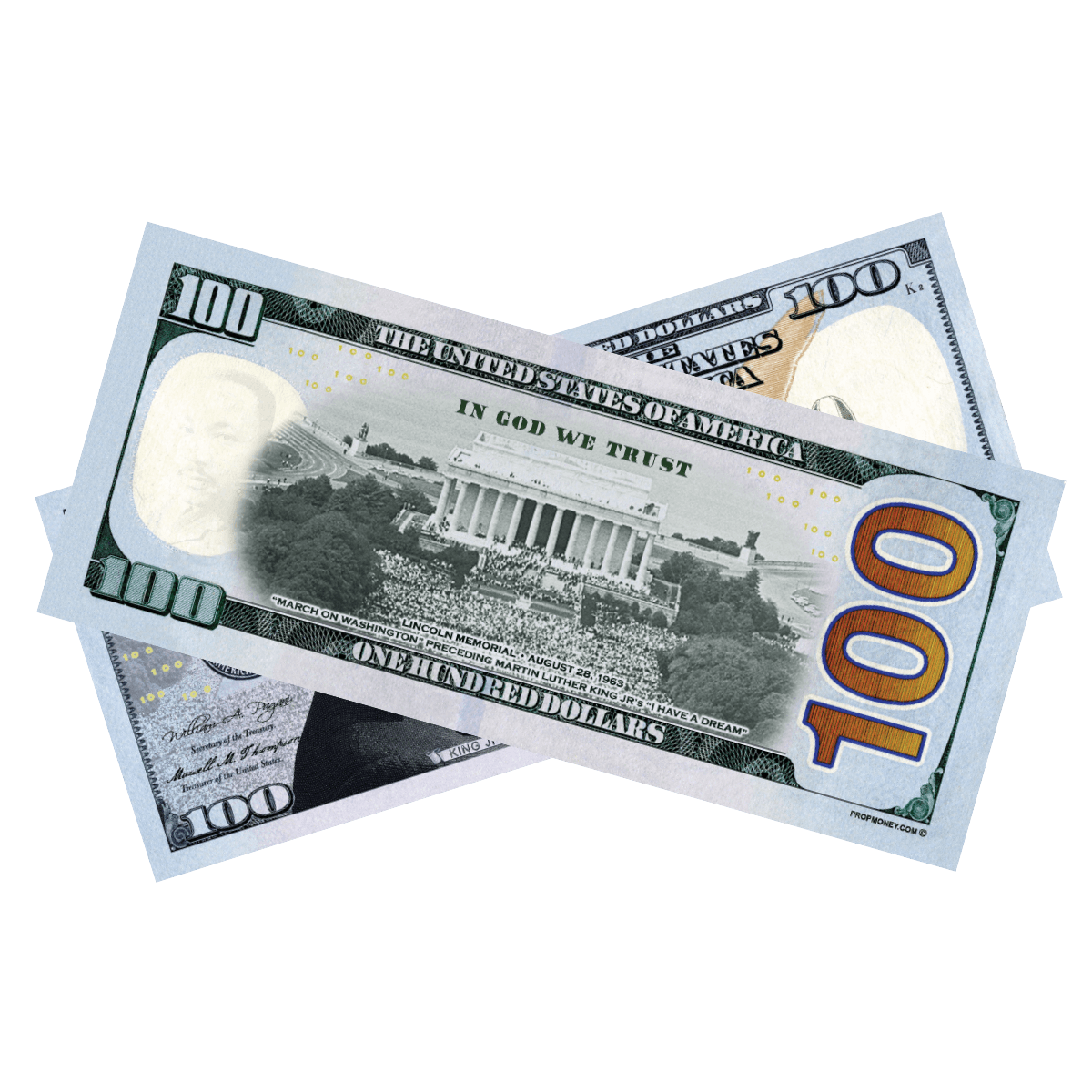$100 Martin Luther King Jr. Commemorative Bills
