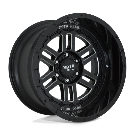 Moto Metal Mo800 Deep Six Gloss Black Milled