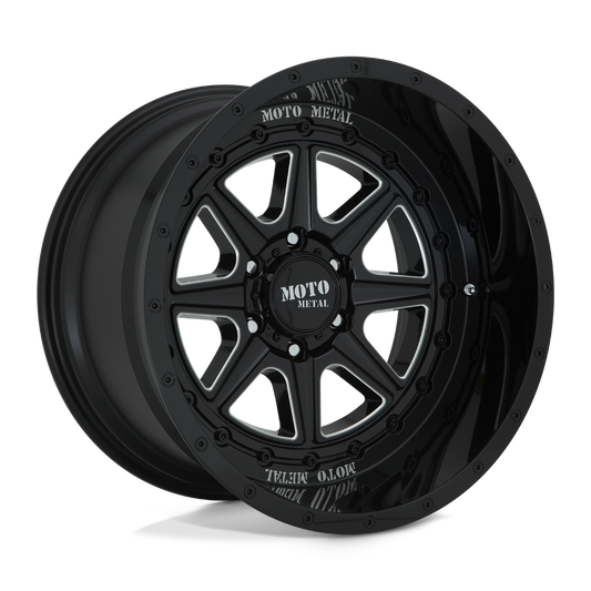 Moto Metal Mo801 Phantom Gloss Black Milled