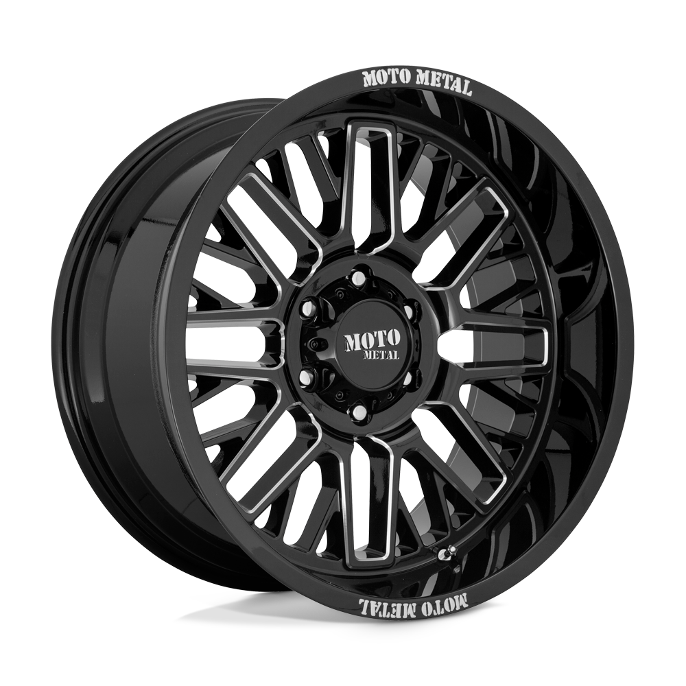 Moto Metal Mo802 Warlock Gloss Black Milled
