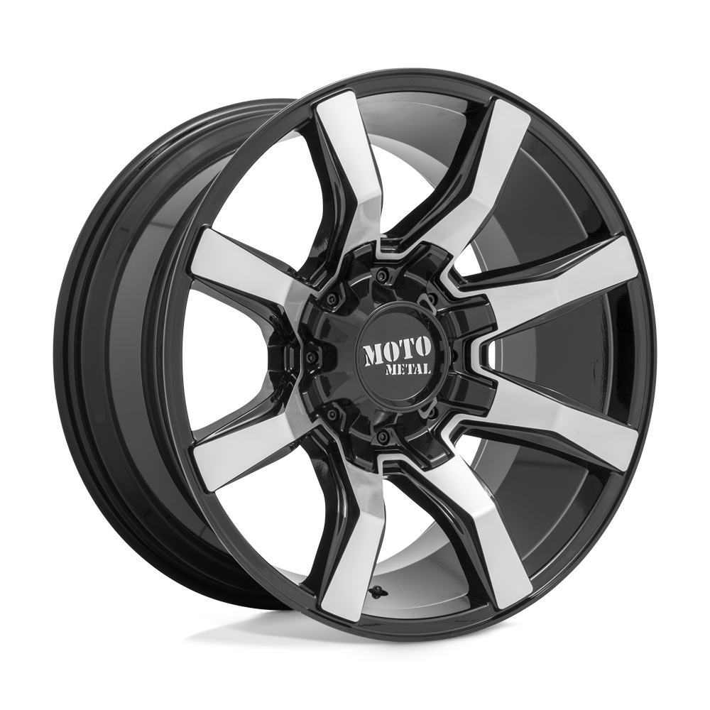 Moto Metal Mo804 Spider Gloss Black Machined