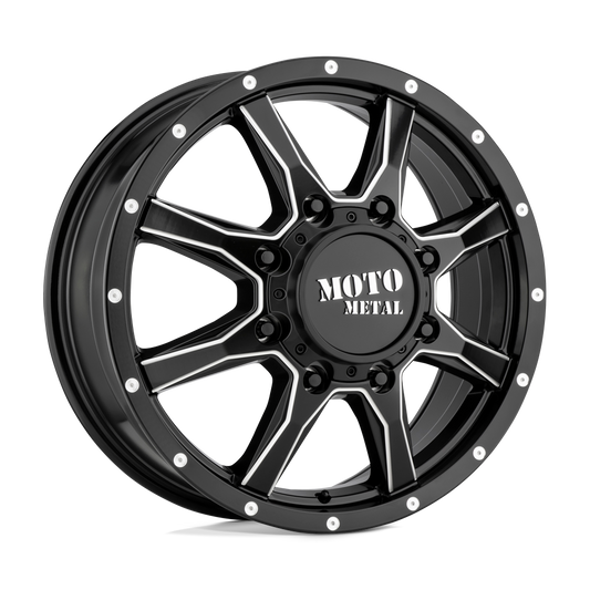 Moto Metal Mo995 Satin Black Milled Front