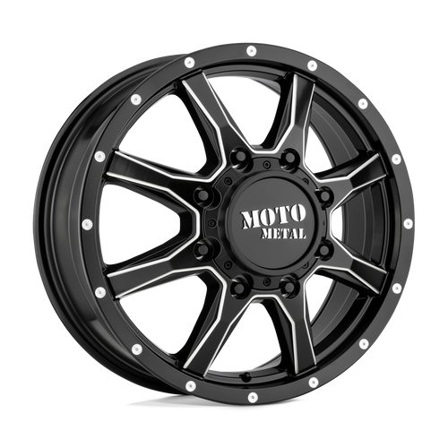 Moto Metal Mo995 Satin Black Milled Front