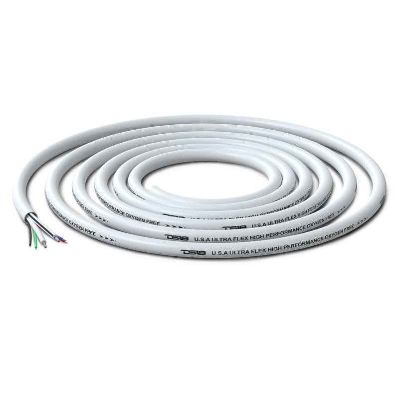 Load image into Gallery viewer, 18-GA LED RGB and 16-GA Speaker Wires Marine Grade Tinned 100% Copper OFC -100 Feet - Skoutley Outdoors LLC
