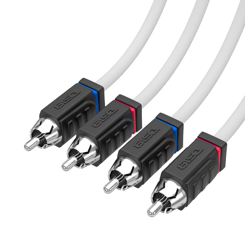 Load image into Gallery viewer, RCA Marine Grade Tinned 100% Copper OFC 12 Feet - WHITE
