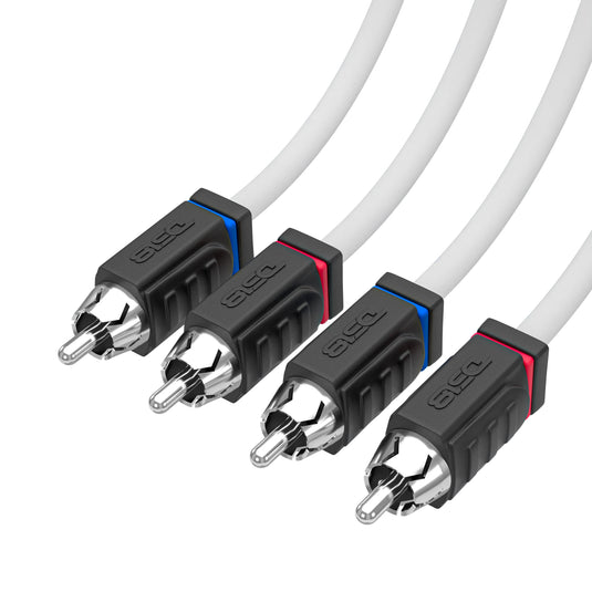 RCA Marine Grade Tinned 100% Copper OFC 12 Feet - WHITE