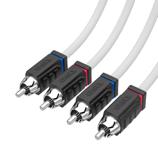 RCA Marine Grade Tinned 100% Copper OFC 6 Feet - WHITE - Skoutley Outdoors LLC