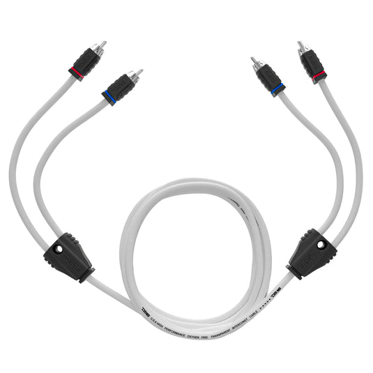 RCA Marine Grade Tinned 100% Copper OFC 6 Feet - WHITE - Skoutley Outdoors LLC