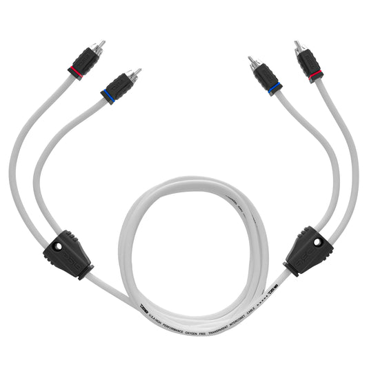 RCA Marine Grade Tinned 100% Copper OFC 12 Feet - WHITE