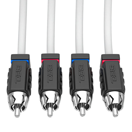 RCA Marine Grade Tinned 100% Copper OFC 12 Feet - WHITE