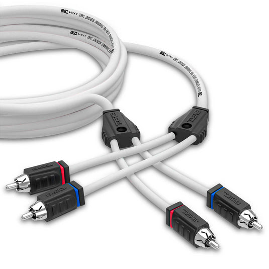 RCA Marine Grade Tinned 100% Copper OFC 12 Feet - WHITE