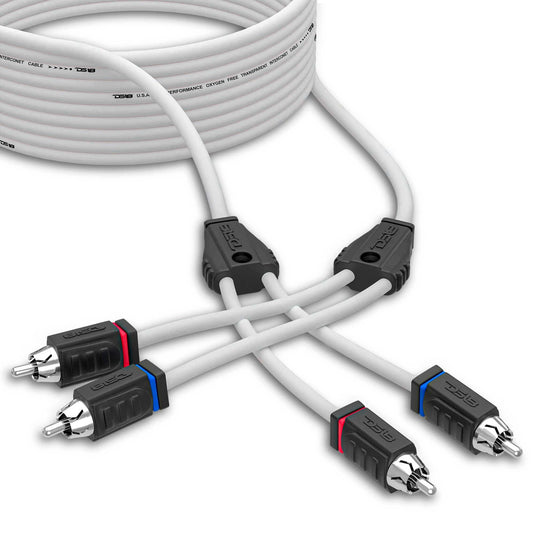 RCA Marine Grade Tinned 100% Copper OFC 25 Feet - WHITE - Skoutley Outdoors LLC