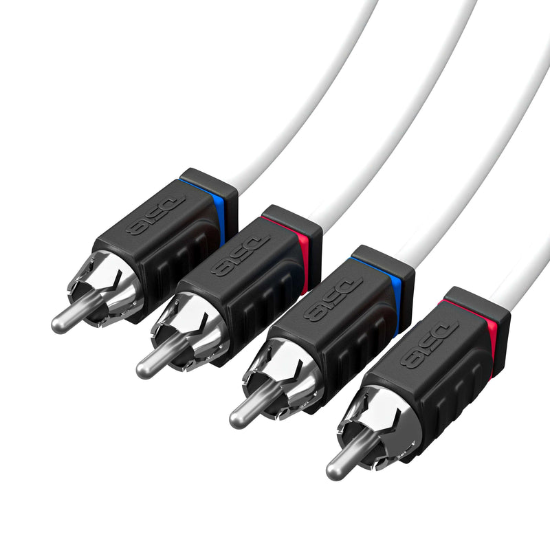 Load image into Gallery viewer, RCA Marine Grade Tinned 100% Copper OFC 3 Feet - WHITE - Skoutley Outdoors LLC
