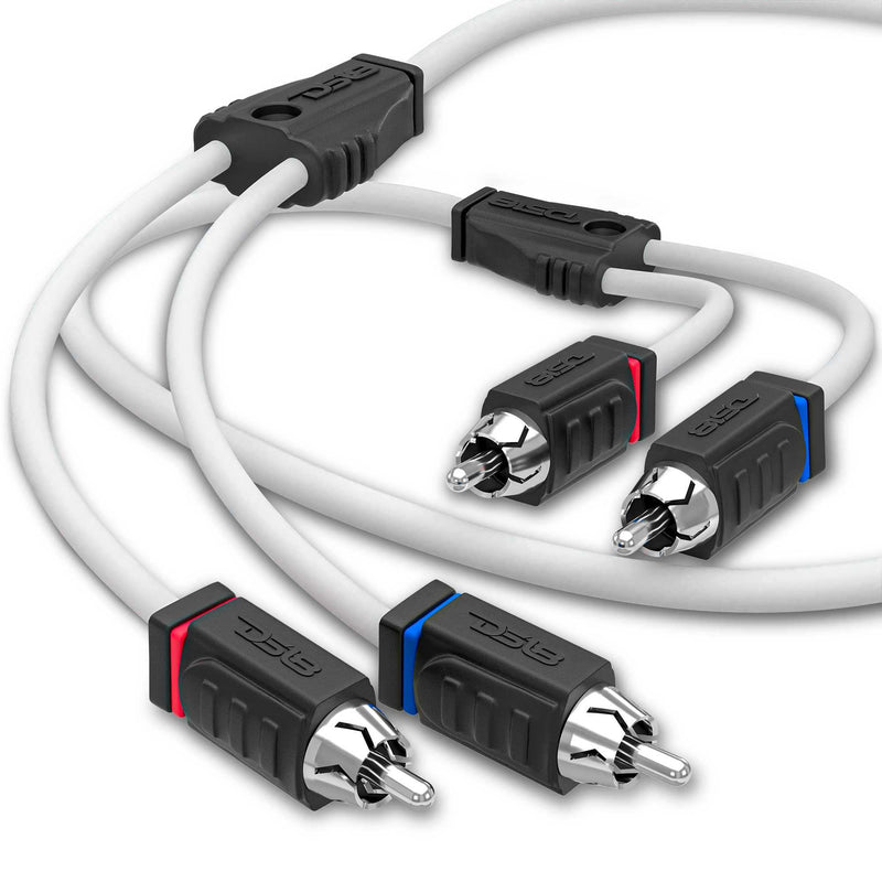 Load image into Gallery viewer, RCA Marine Grade Tinned 100% Copper OFC 3 Feet - WHITE - Skoutley Outdoors LLC
