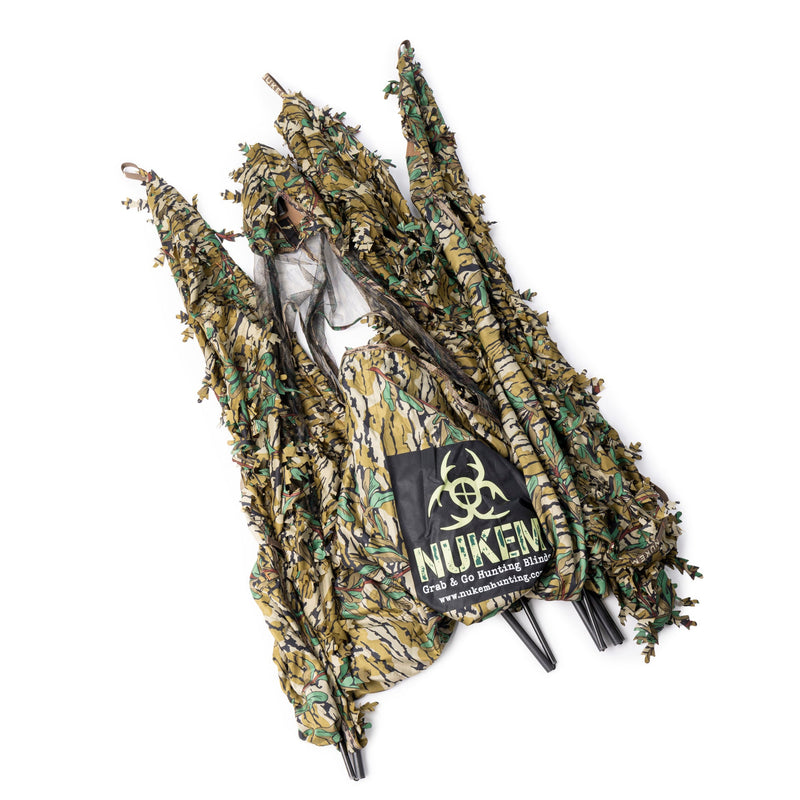 Load image into Gallery viewer, Hunting Blind - Mossy Oak Greenleaf 3D Leafy
