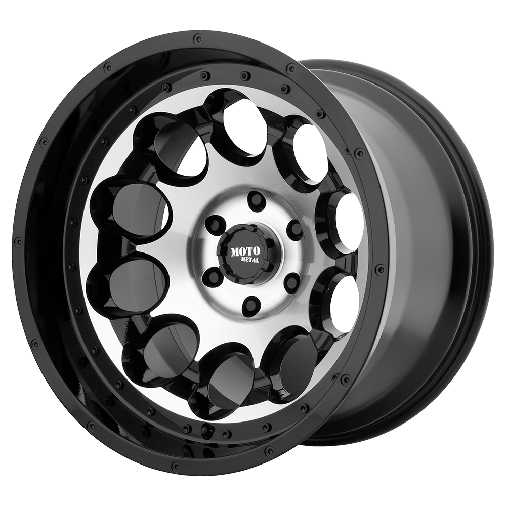 Moto Metal Mo990 Rotary Gloss Black Machined