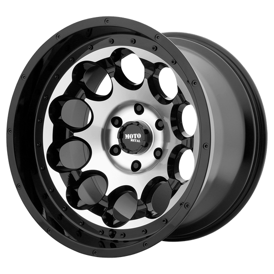 Moto Metal Mo990 Rotary Gloss Black Machined
