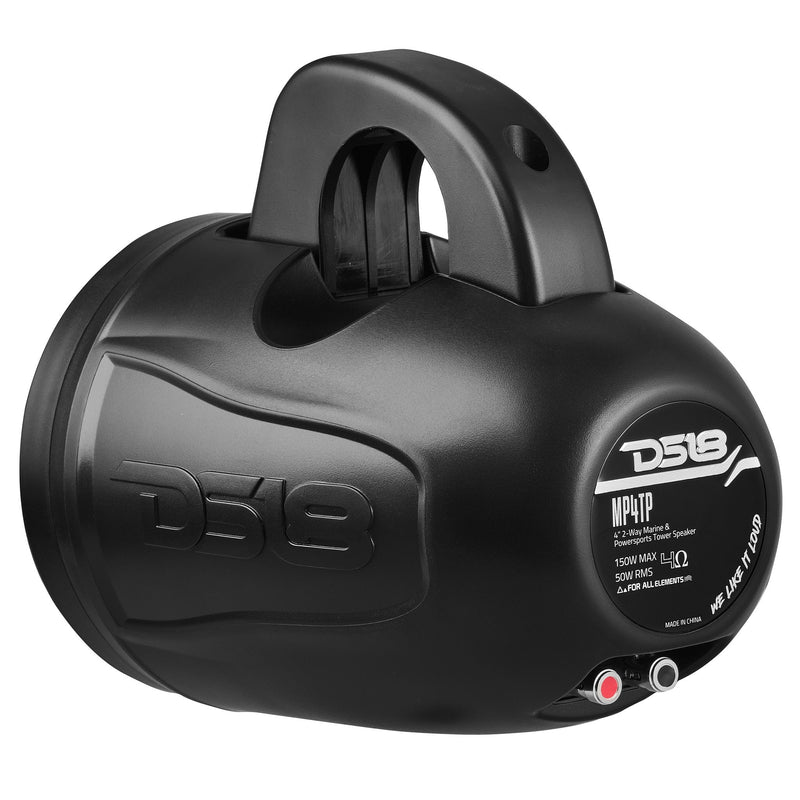 Load image into Gallery viewer, MP 4&quot; Wakeboard Tower Speakers 50 Watts Rms -Black
