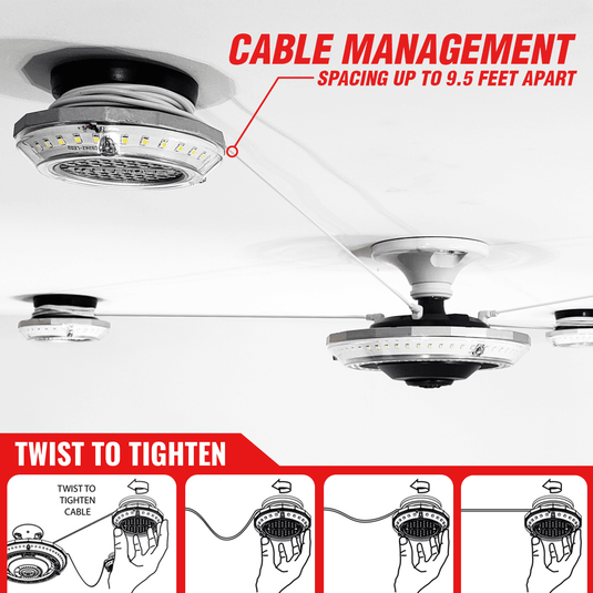 MPI - Multi-Point Illumination Motion Garage Ceiling Light