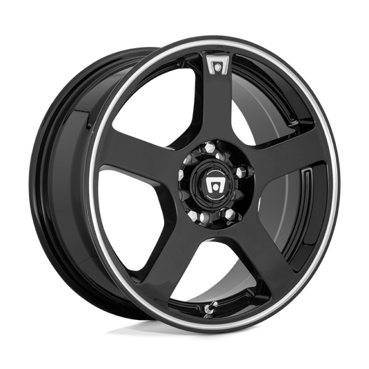 Motegi Mr116 Fs5 Gloss Black Machined Flange