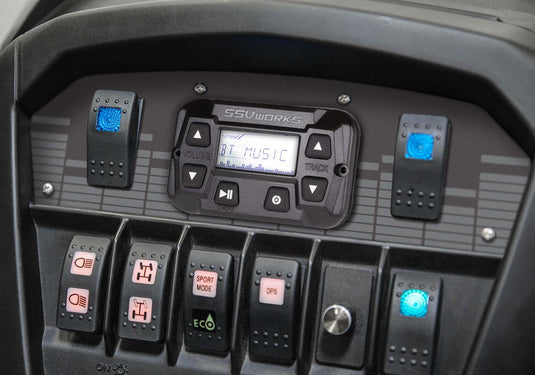 SSV Universal Bluetooth Stereo Media-Controller with LCD-Display