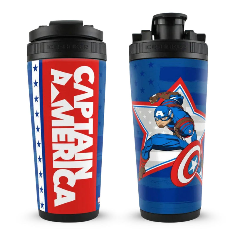 Load image into Gallery viewer, Marvel Captain America's Flag 4D Ice Shaker
