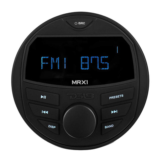 Marine and Powersports Headunit 2.75" LCD screen , 1 Zone, 4 volts Output, BT, RDS 4 X 40 Watts - Skoutley Outdoors LLC