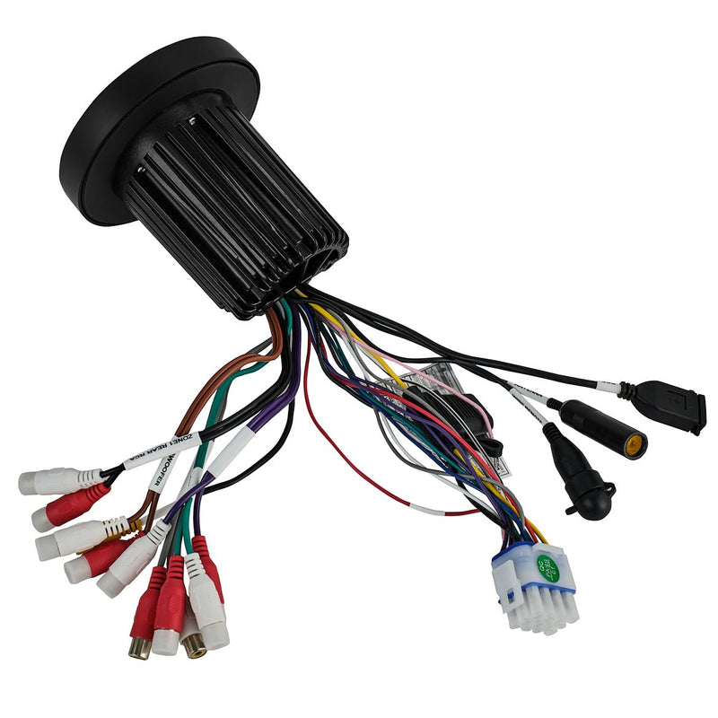 Load image into Gallery viewer, Marine and Powersports Headunit 3" Color TFT screen , 2 Zones, 4 volts Output, BT, RDS 4 X 50 Watts

