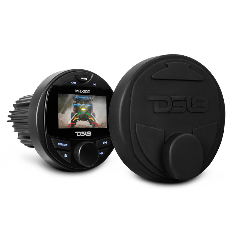 Load image into Gallery viewer, Marine and Powersports Headunit 3" Color TFT screen , 2 Zones, 4 volts Output, BT, RDS 4 X 50 Watts
