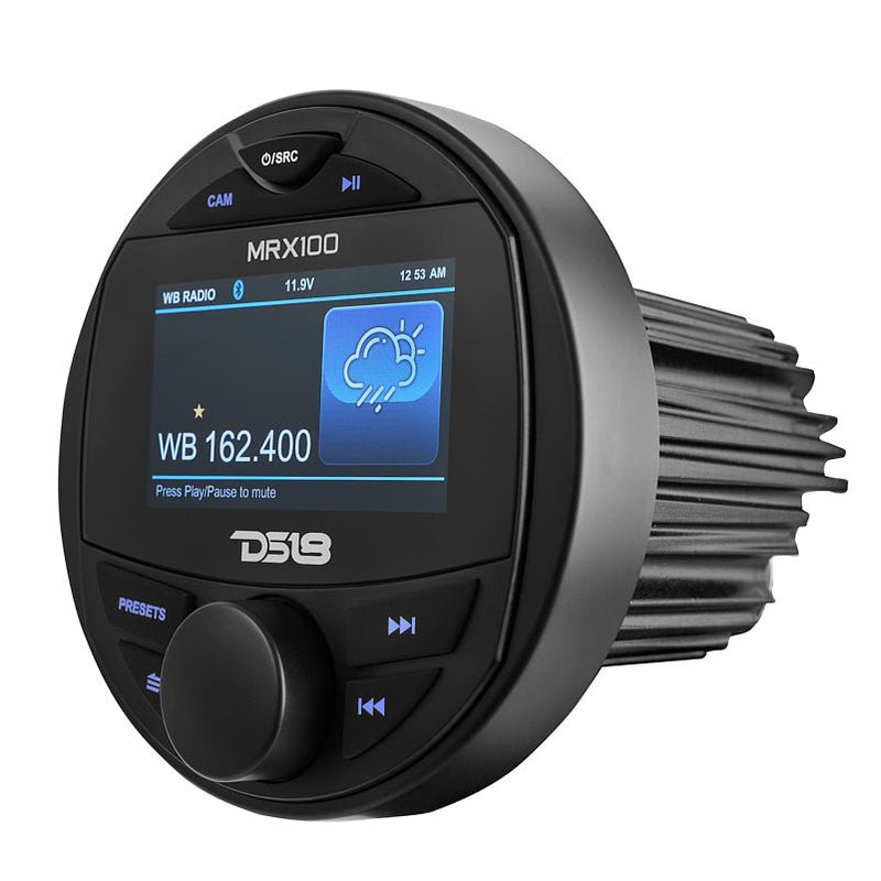 Load image into Gallery viewer, Marine and Powersports Headunit 3" Color TFT screen , 2 Zones, 4 volts Output, BT, RDS 4 X 50 Watts
