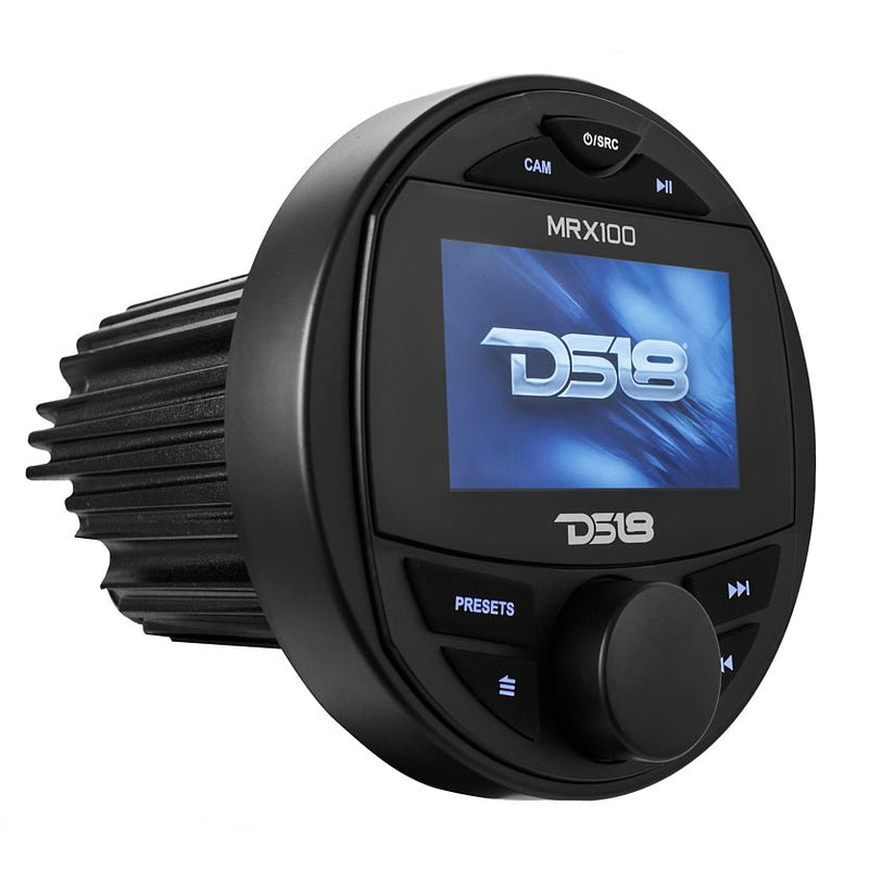 Load image into Gallery viewer, Marine and Powersports Headunit 3" Color TFT screen , 2 Zones, 4 volts Output, BT, RDS 4 X 50 Watts
