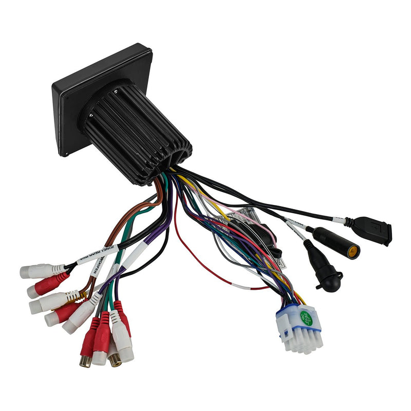 Load image into Gallery viewer, Marine and Powersports Headunit 3" Color TFT screen , 2 Zones, 4 volts Output, BT, RDS 4 X 50 Watts
