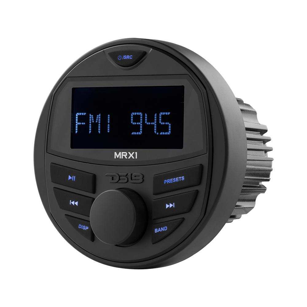 Marine and Powersports Headunit and 6.5" Marine Speaker Package (MRX1 and 2 X NXL-6SL/WH) - White - Skoutley Outdoors LLC