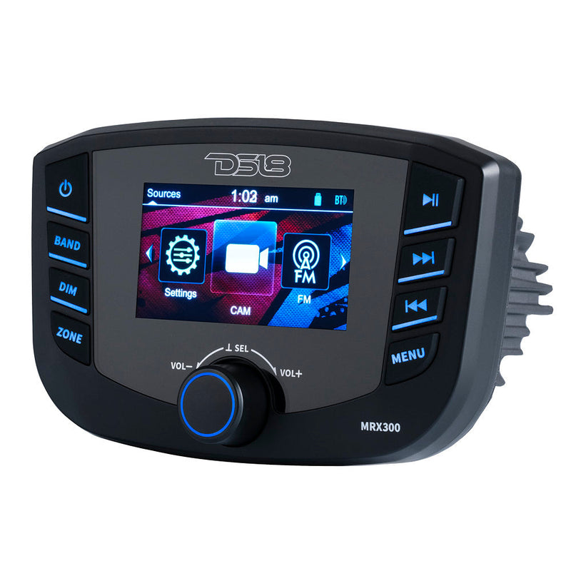 Load image into Gallery viewer, Marine Headunit TFT screen , 3 Zones, 4 volts Output, Bluetooth, RDS 4X50 Watts
