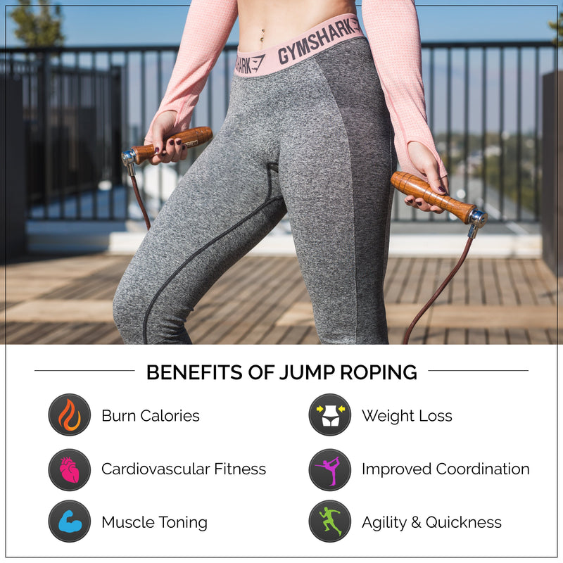 Load image into Gallery viewer, MRX Weighted Leather Jump Rope Heavy Duty Wood Handle
