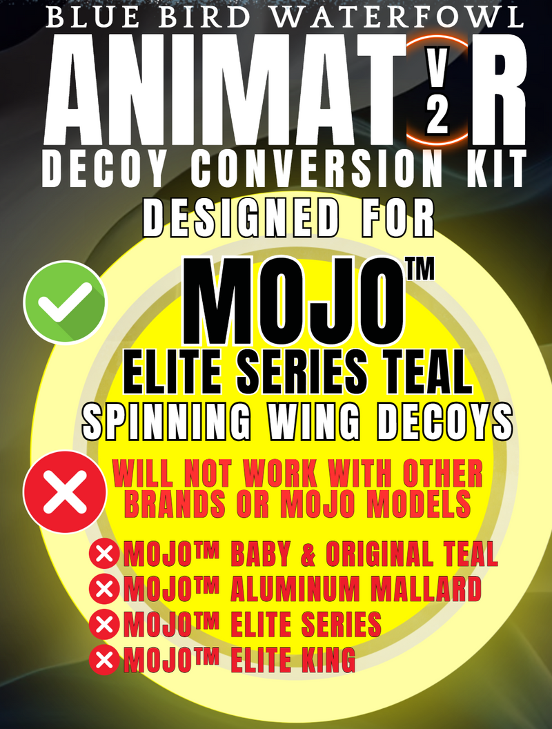 Load image into Gallery viewer, Animator V2 for Mojo Elite Series Teal GWT &amp; BWT

