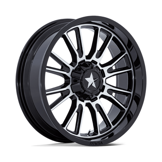 Msa Offroad Wheels M51 Thunderlips Gloss Black Machined