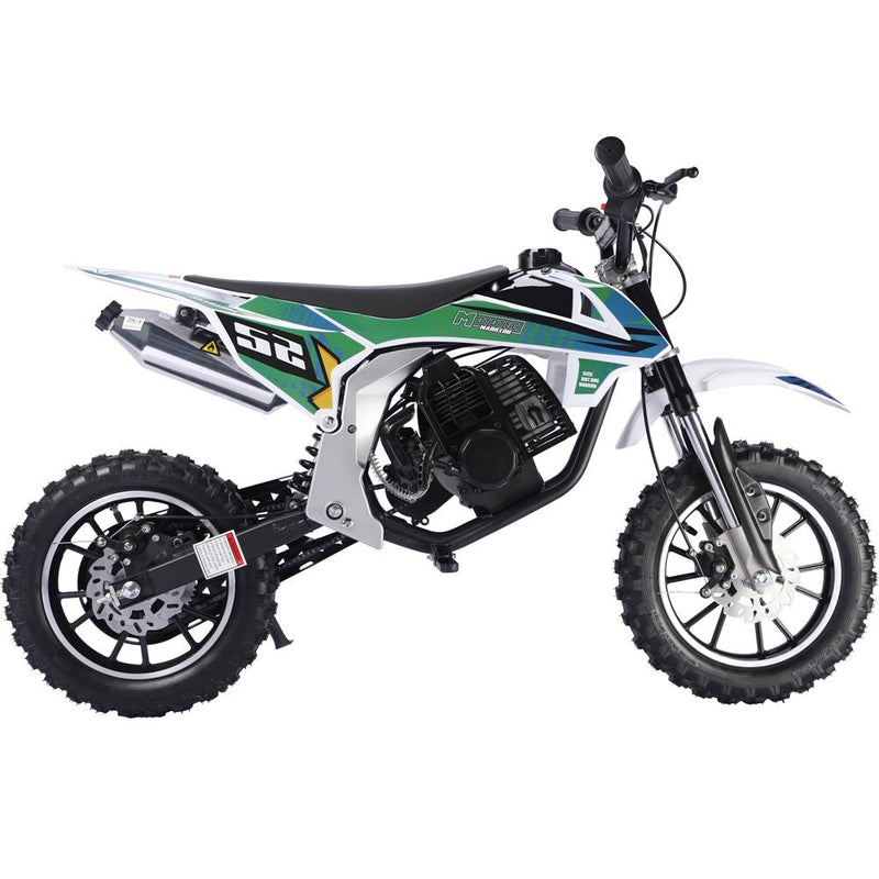 Load image into Gallery viewer, MotoTec Warrior 52cc 2-Stroke Kids Gas Dirt Bike
