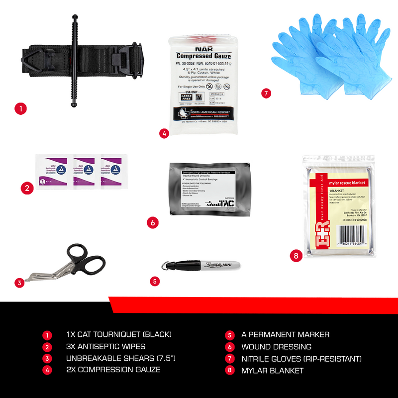 Load image into Gallery viewer, Premium Bleeding Control Pack – Emergency Trauma Kit
