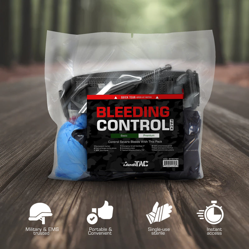 Load image into Gallery viewer, Premium Bleeding Control Pack – Emergency Trauma Kit
