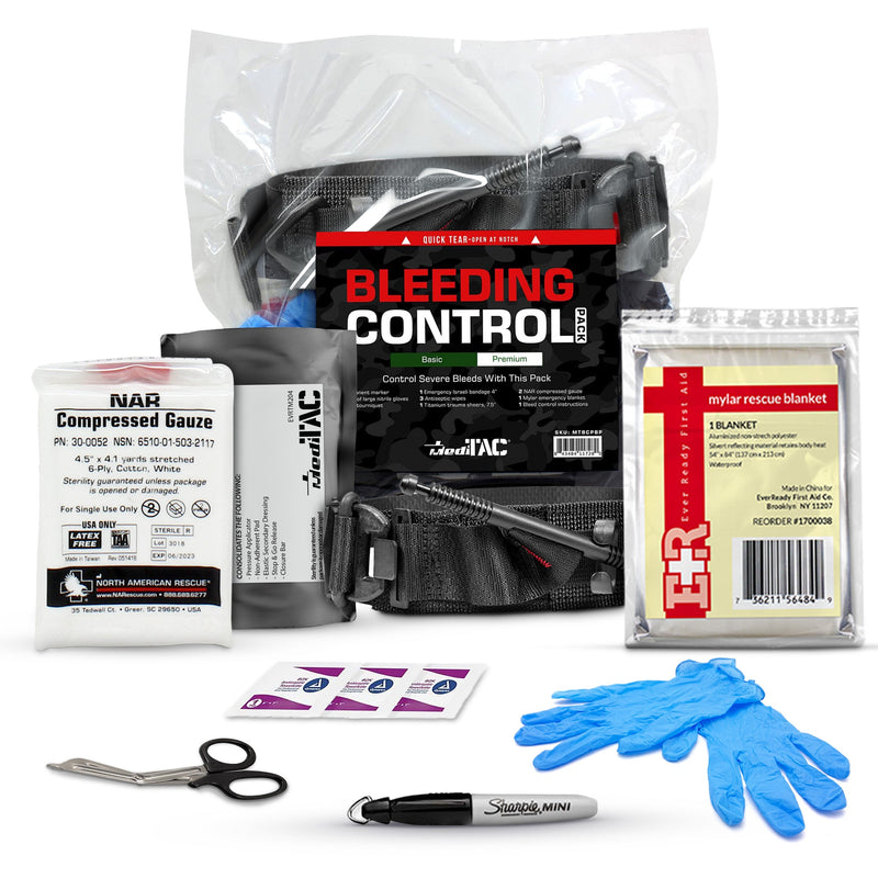 Load image into Gallery viewer, Premium Bleeding Control Pack – Emergency Trauma Kit
