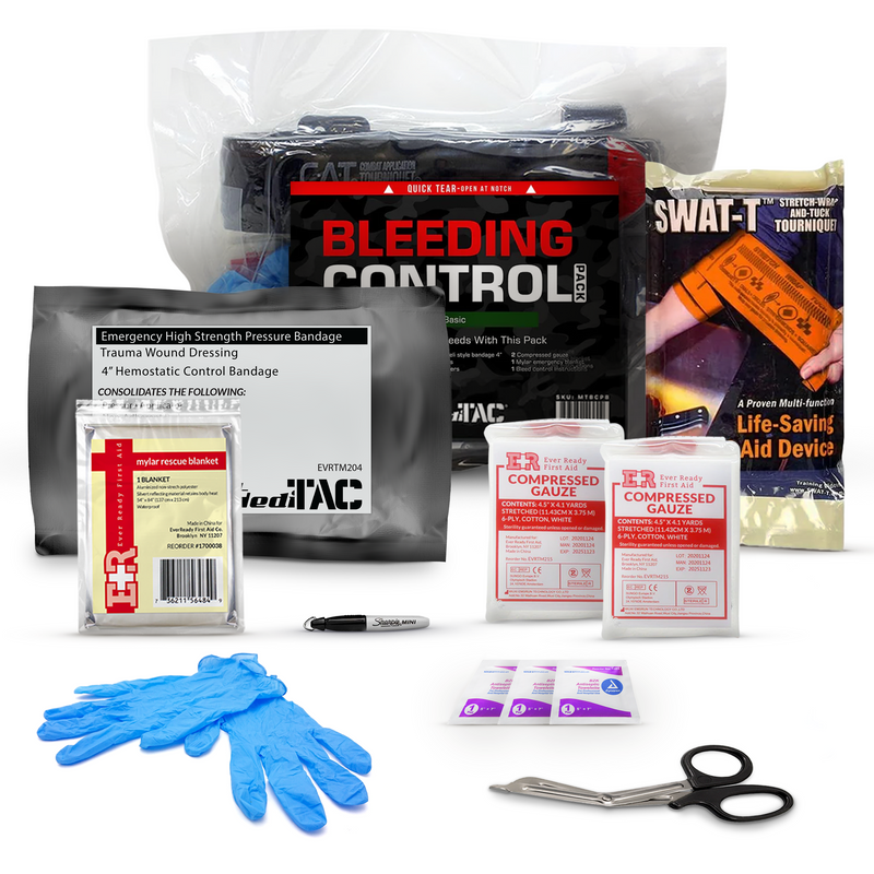Load image into Gallery viewer, Basic Bleeding Control Kit with SWAT-T Tourniquet
