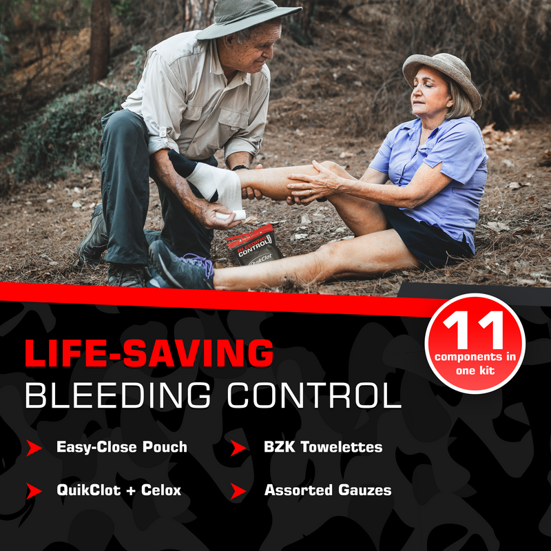 Load image into Gallery viewer, Bleeding Control Zip Pack with QuickClot &amp; CELOX
