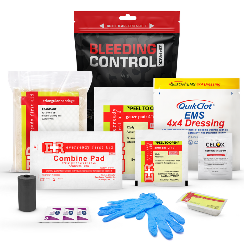 Load image into Gallery viewer, Bleeding Control Zip Pack with QuickClot &amp; CELOX
