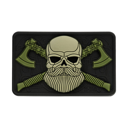 M-Tac Bearded Skull with Axes 3D PVC