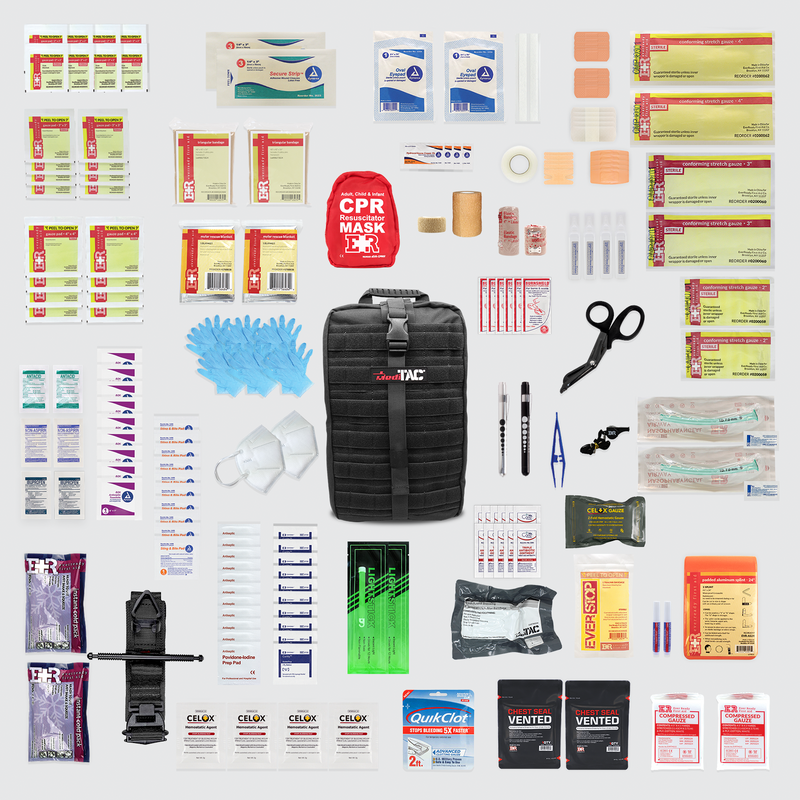 Load image into Gallery viewer, Rip-Away Fully Stocked Tactical Trauma Kit - Chest Seals, Tourniquet, &amp; Bleeding Control
